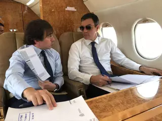 Los viajes en Falcon de Pedro Sánchez, "materia especialmente sensible"