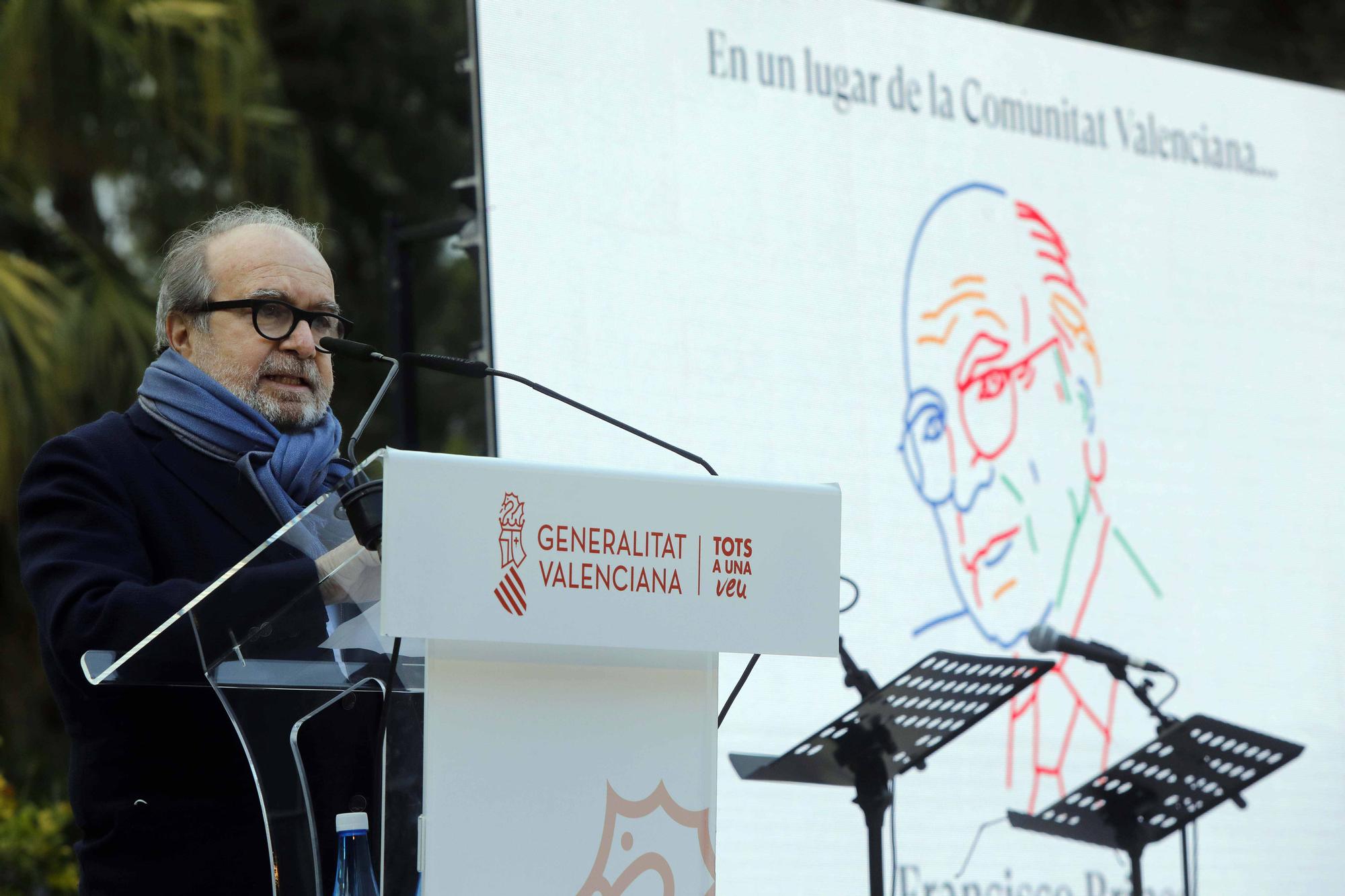 Las imágenes del homenaje literario y musical a Francisco Brines en Valènica