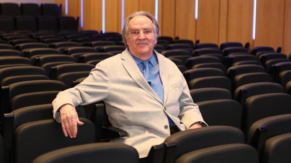 Óscar Fle, presidente de la Federación Aragonesa de Fútbol.