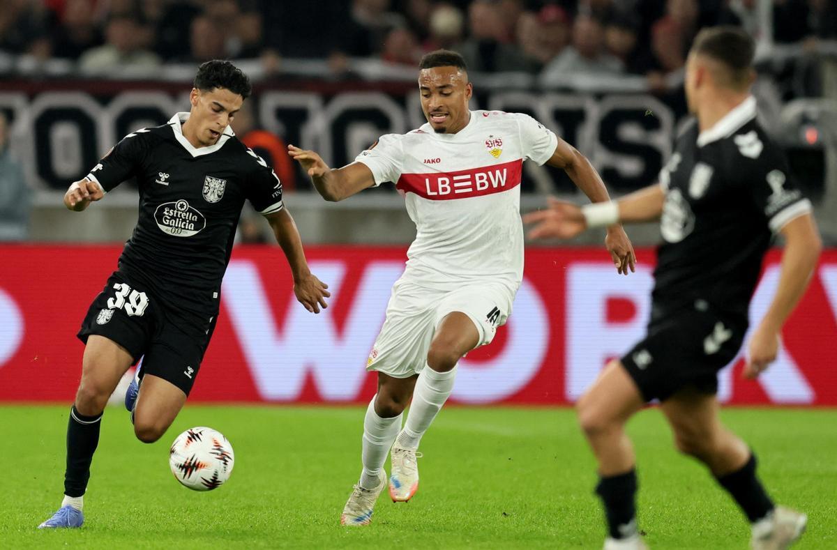 Las imágenes del debut del Celta en Europa League, frente al Stuttgart