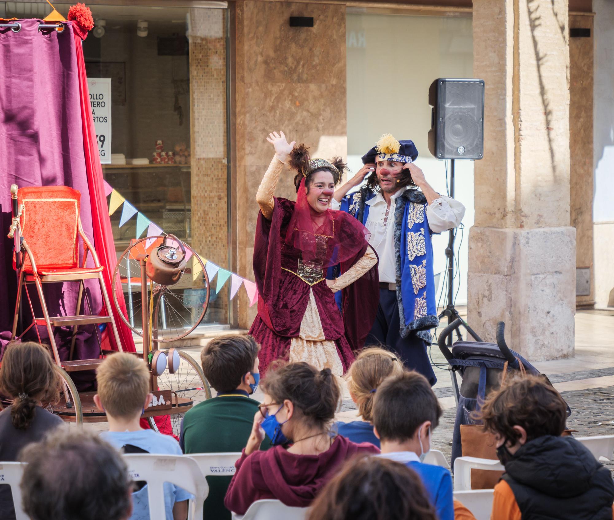 Obra infantil realizada durante la celebración de Fira Borja.