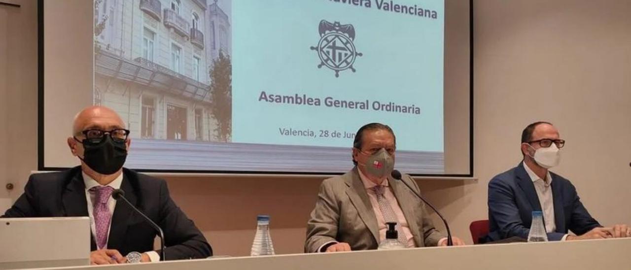 Dirigentes de la asociación naviera valenciana. | LEVANTE-EMV