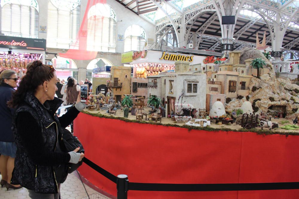 El belén del Mercado Central, al detalle