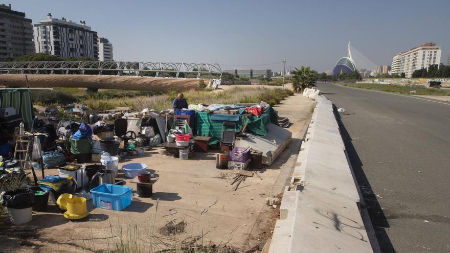 La degradación se adueña del PAI del Grao tras una década de abandono