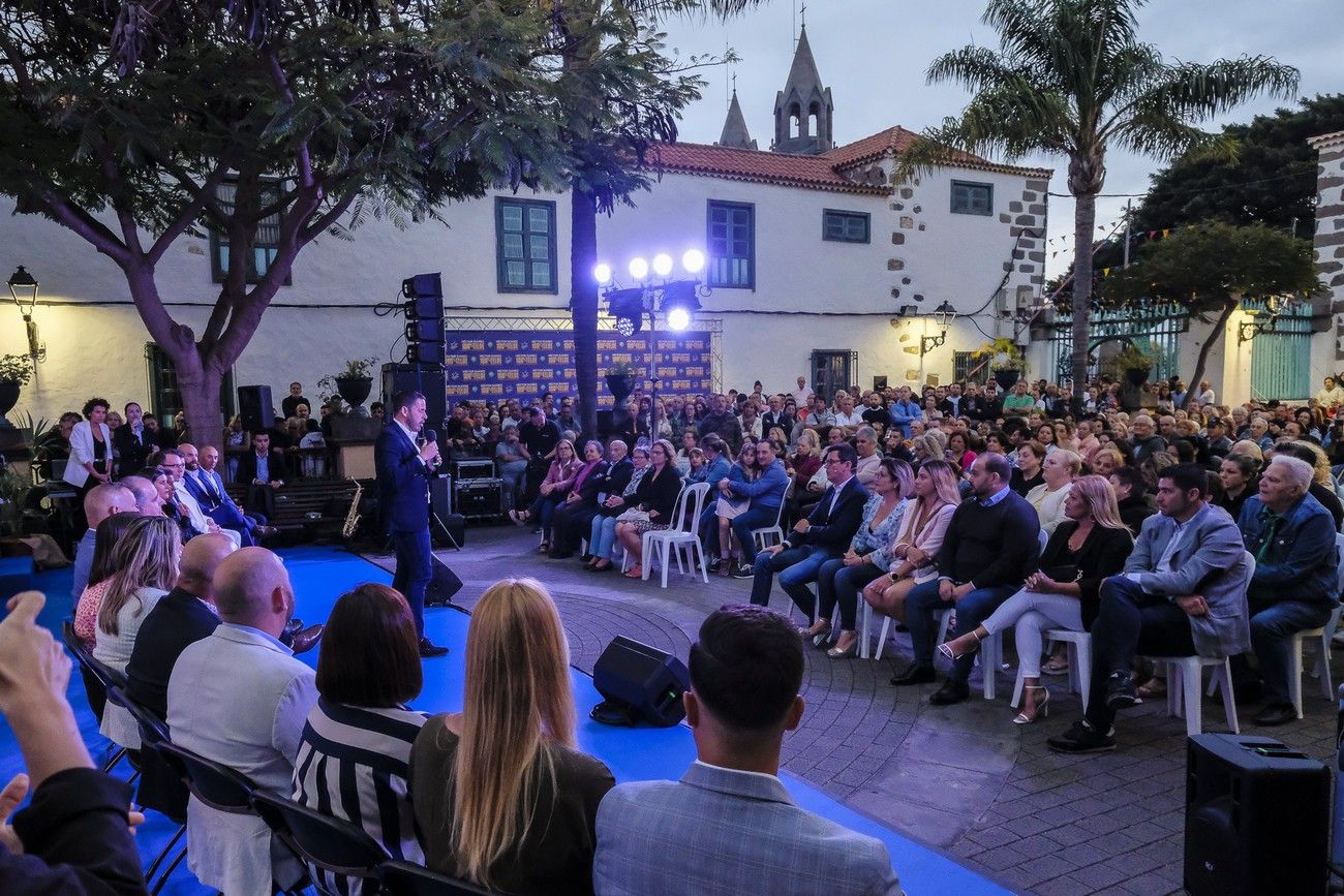 Acto de presentación del candidato de Coalición Canaria a la alcaldía de Telde, Héctor Suárez.