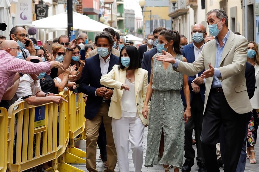 Primera visita de los Reyes de España a Canarias tras la pandemia del coronavirus