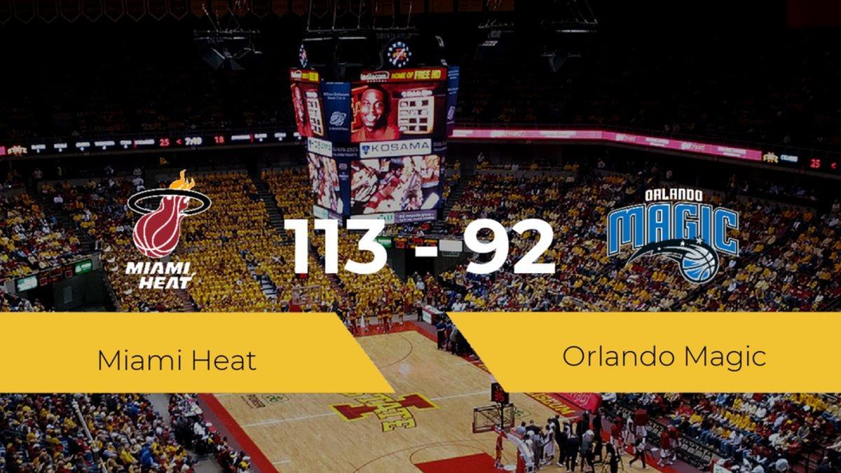 Miami Heat gana a Orlando Magic (113-92)