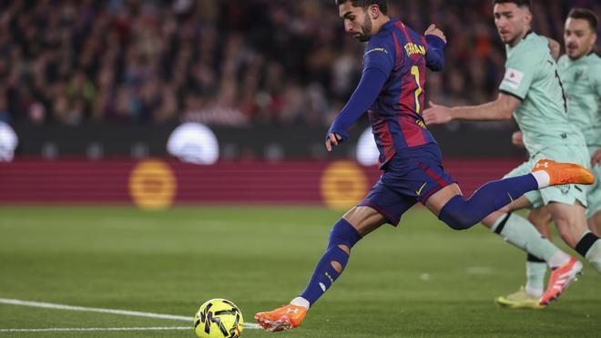 Ferran Torres of FC Barcelona in action during the Spanish league, La Liga EA Sports, football match played between FC Barcelona and Athletic Club at Spotify Camp Nou stadium on November 22, 2025 in Barcelona, Spain. AFP7 22/11/2025 ONLY FOR USE IN SPAIN. Javier Borrego / AFP7 / Europa Press;2025;SPORT;ZSPORT;SOCCER;ZSOCCER;FC Barcelona v Athletic Club - La Liga EA Sports;