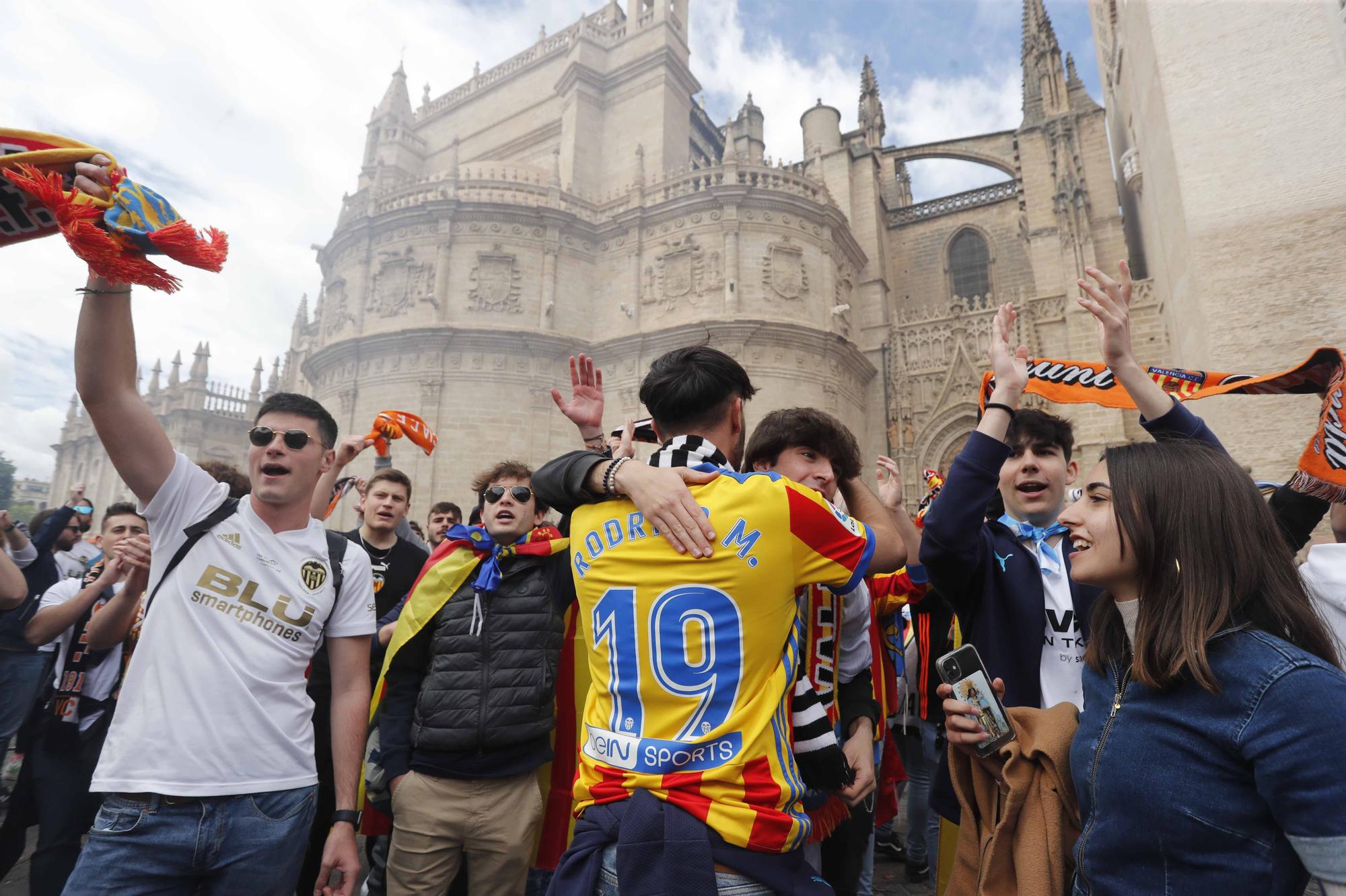 El valencianismo toma Sevilla: así está la ciudad