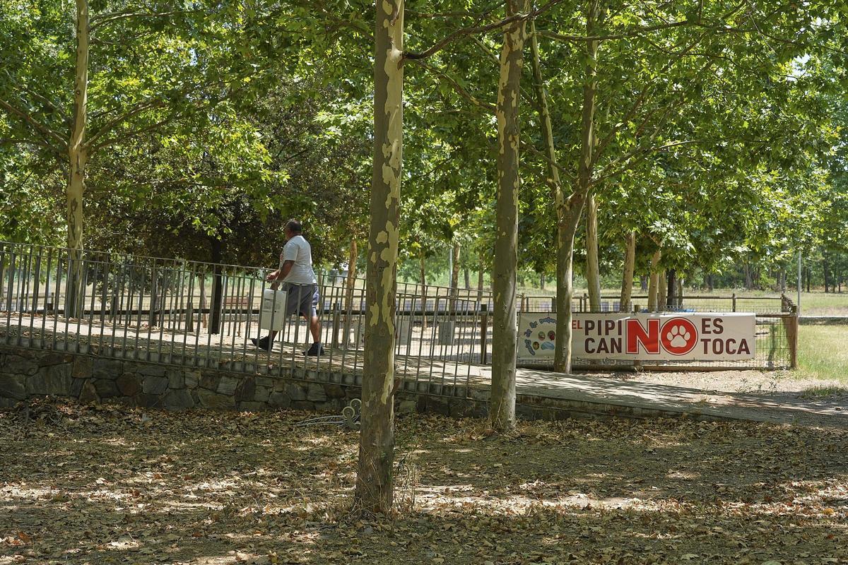 Un espai del parc Jordi Vilamitjana.