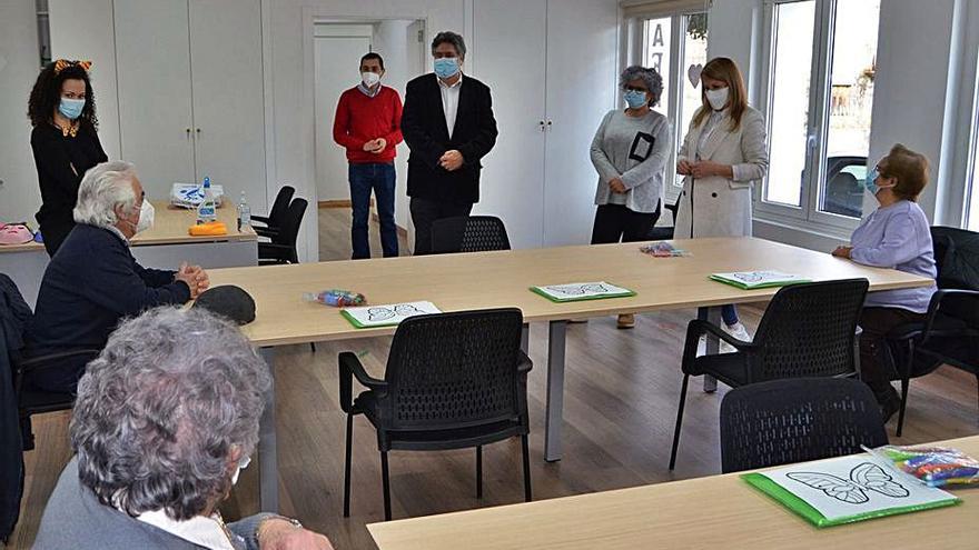 As novas instalacións reformadas acollerán as actividades da Asociación de Familiares de Enfermos de Alzhéimer e outras demencias de Galicia. / | / D. P.