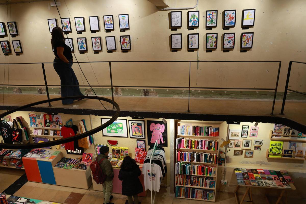 Vista del interior de la Galería Maraca