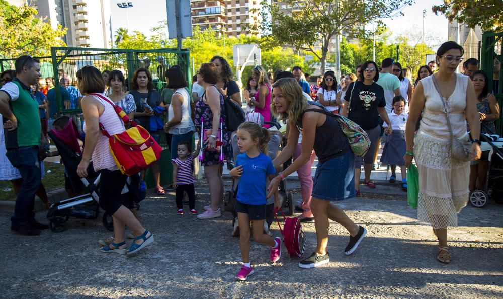 Inicio del curso escolar en el Sanchis Yago