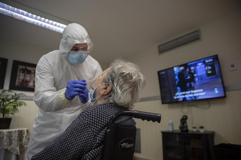 Test de coronavirus a les residències de gent gran