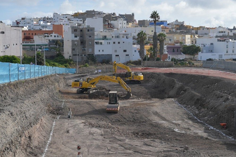 Construcción del último edificio del Área de Regeneración y Renovación Urbana (ARRU) de Tamaraceite