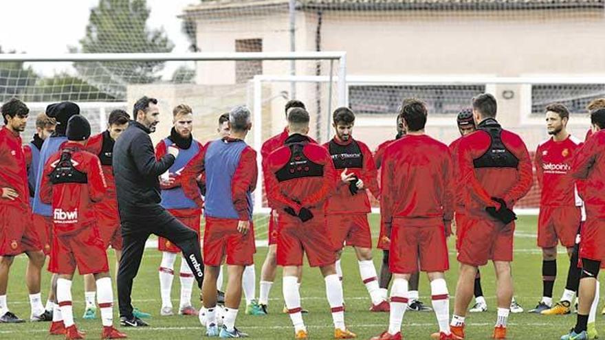 Los bermellones han variado su metodología de trabajo en la semana previa al derbi palmesano.