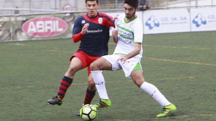 Un lance del partido de ayer en Os Remedios. //Jesús Regal