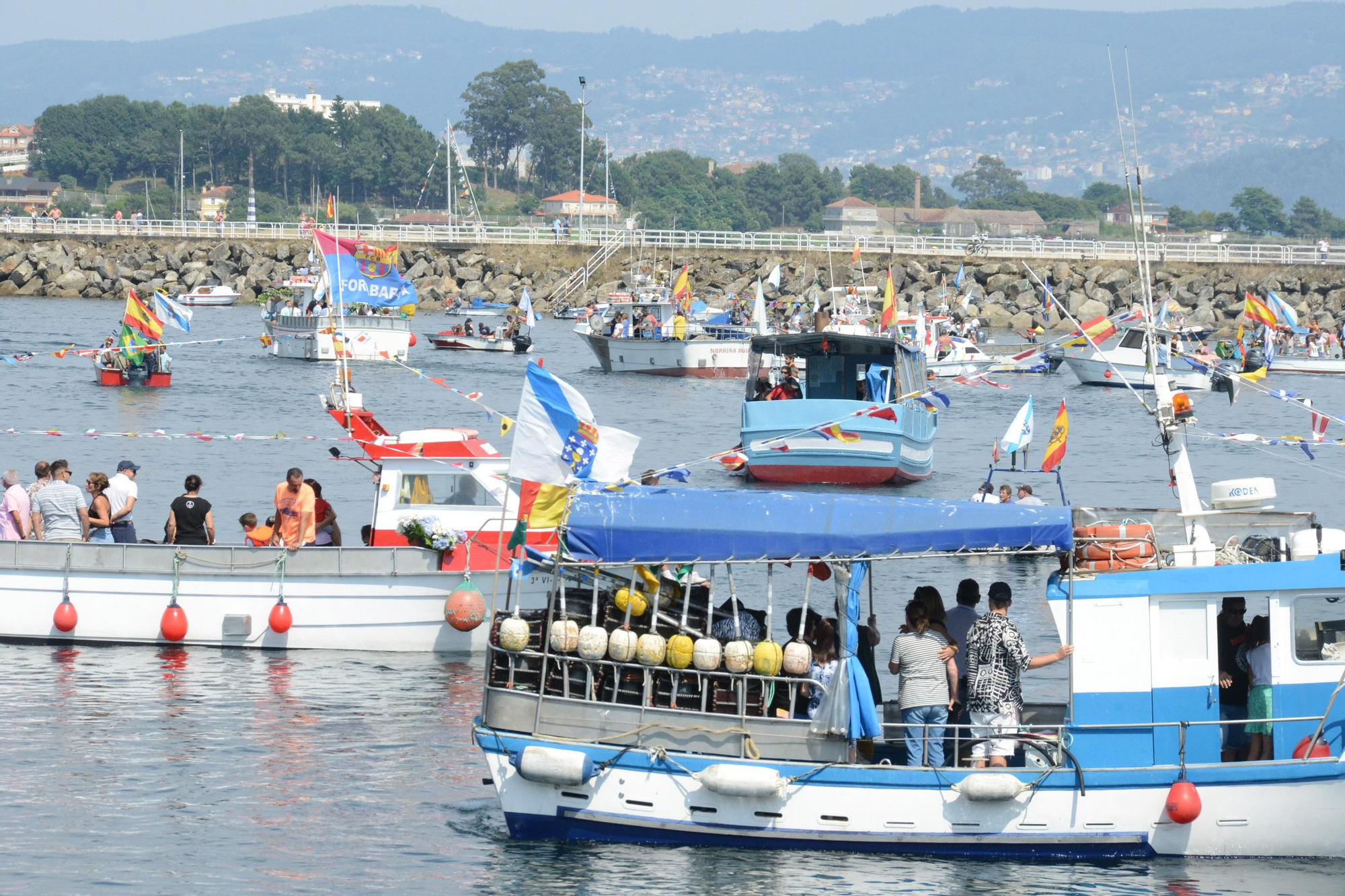 Las celebraciones de la Virgen de Carmen en Cangas