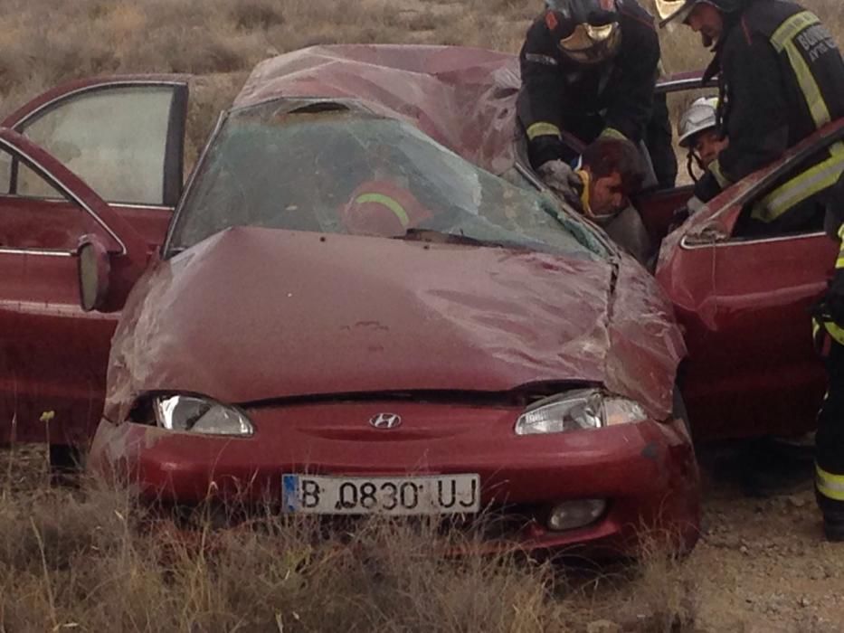 Herido en un accidente de coche en Alicante