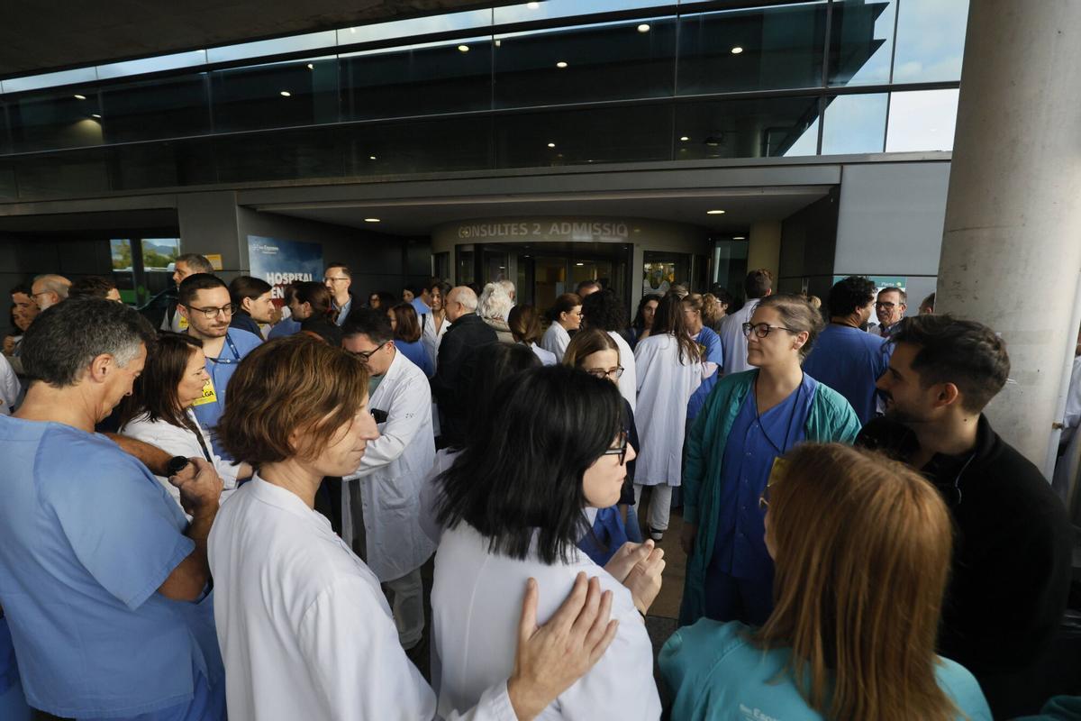 La huelga de médicos en Mallorca, en imágenes