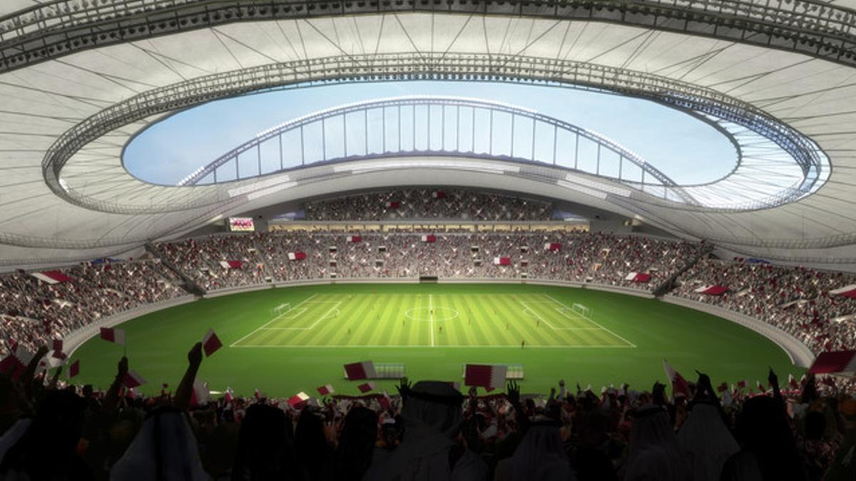 Este será el interior del Khalifa Stadium de Doha