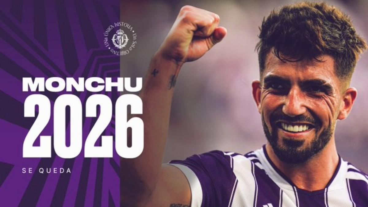 Monchu se queda en el Valladolid