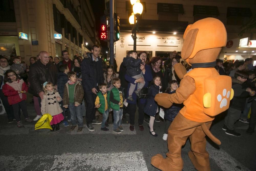 Desfile de los mensajeros reales en Alicante