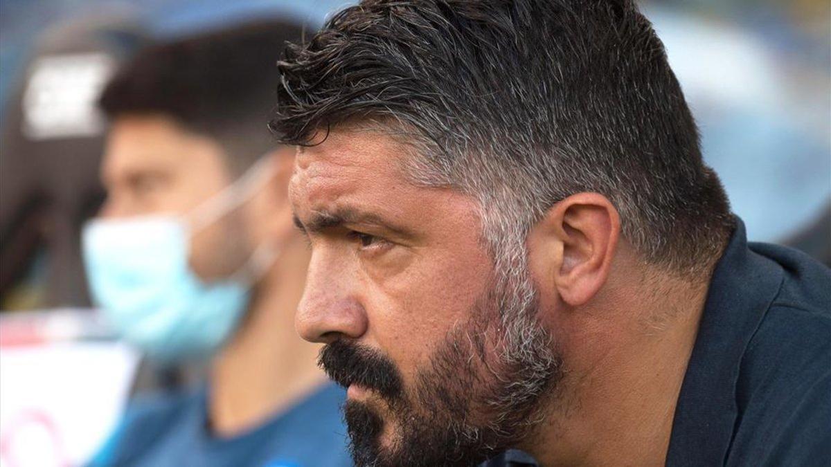 Gennaro Gattuso, técnico del Nápoles