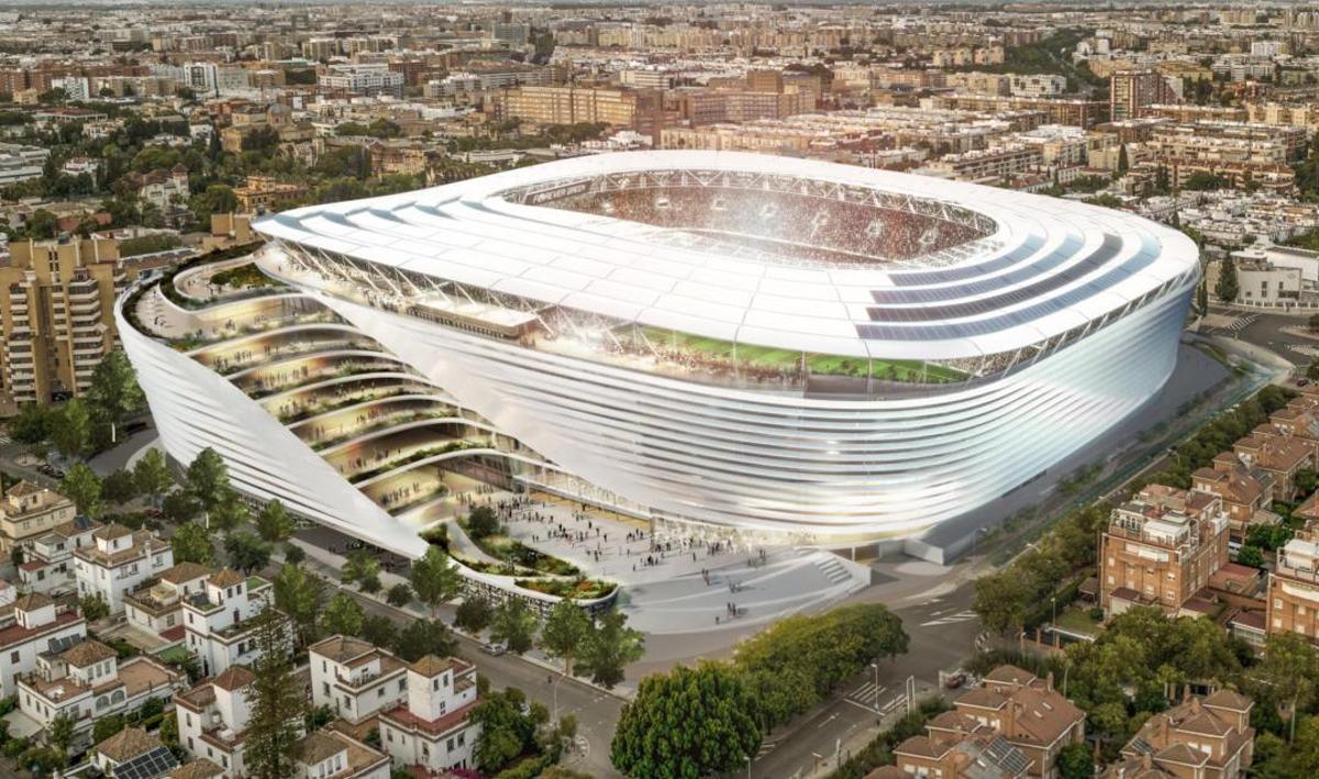 Recreación del nuevo estadio del Betis, del nuevo Benito Villamarín
