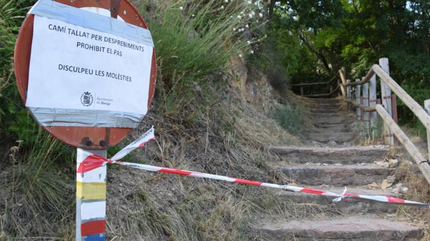 Camí de la drecera tallat que es reobre aquest cap de setmana