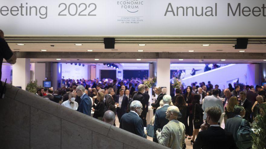 Imagen del Foro Económico de Davos, 2022.