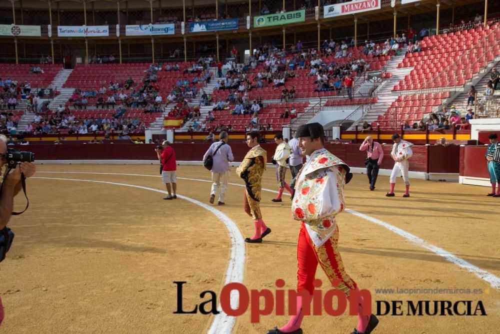 Ambiente en la Condomina durante la novillada de l