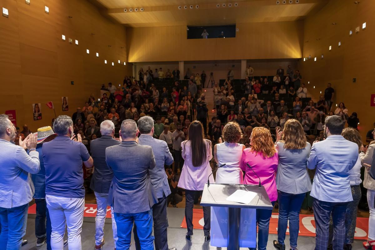 Acto de PSOe en el Centro Cultural Virgen del Carmen