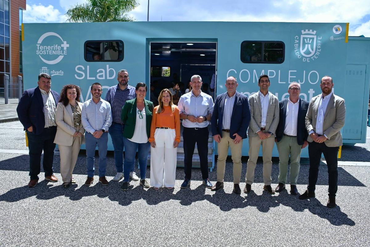 El Cabildo de Tenerife potenciará el reciclaje entre 5.000 escolares a través del aula móvil S-LAB