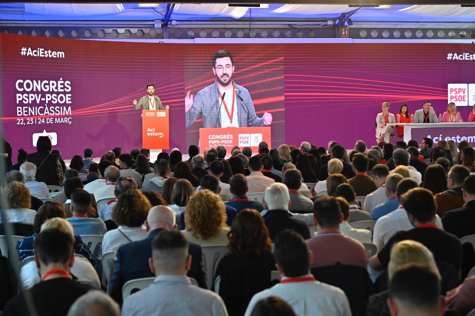 Segunda jornada del congreso del PSPV en Benicàssim