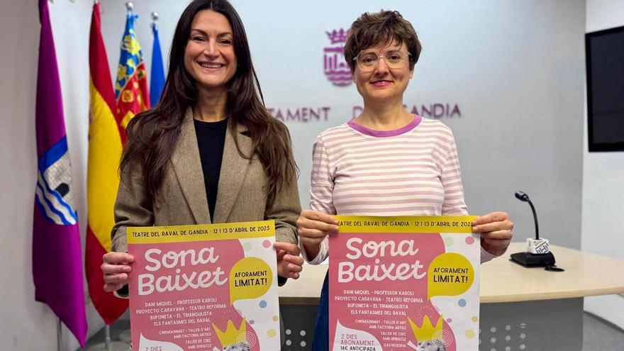 Balbina Sendra i Isa Cogollos, en la presentació del festival