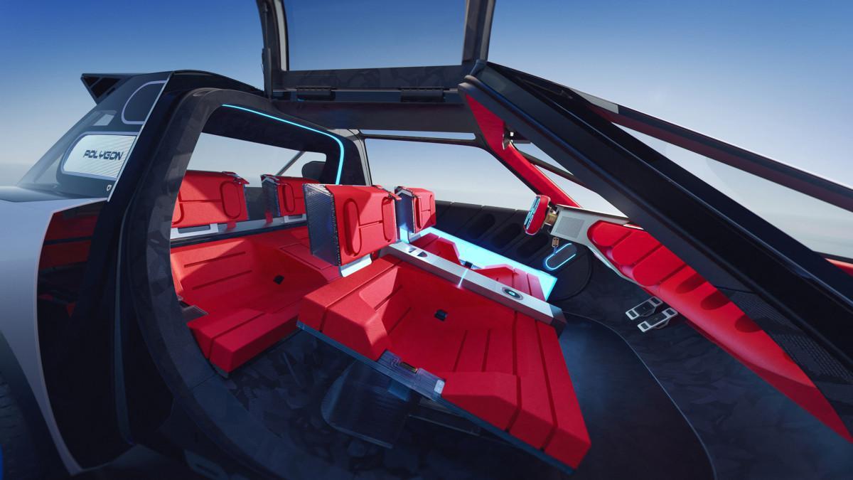 Interior del Peugeot Polygon Concept