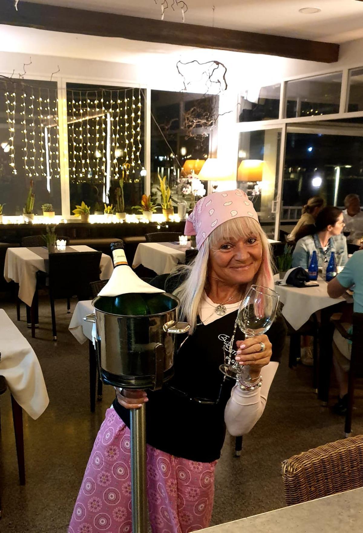 Arbeitet im Restaurant El Paradíso in Peguera: Kathrin Mermi-Schmelz.