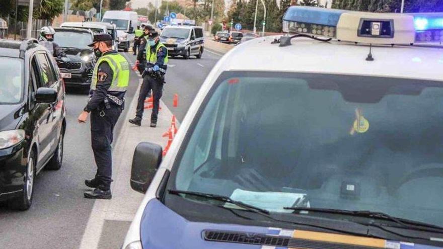 Un dels controls realitzats per la Policia Local d&#039;Alacant