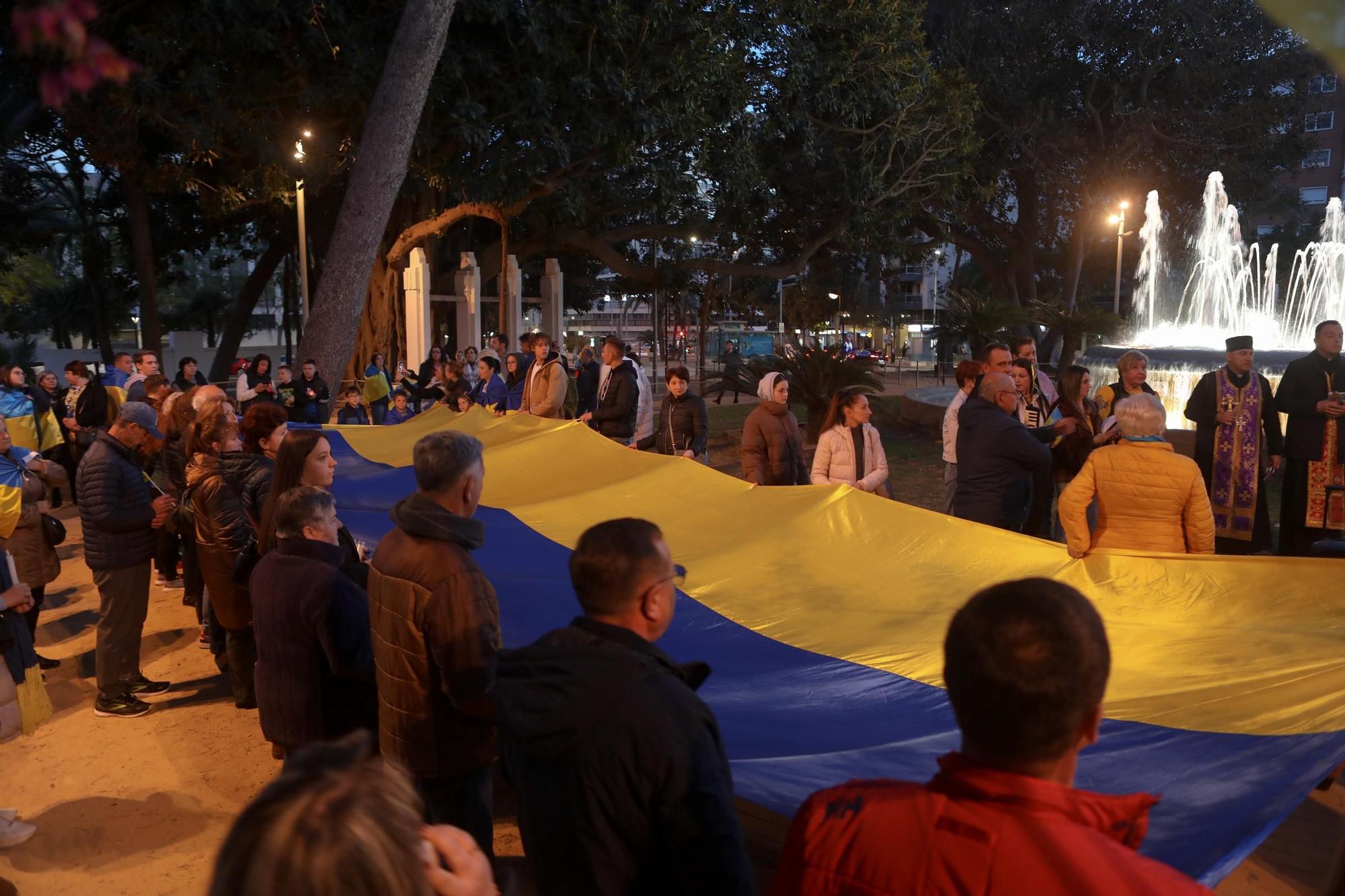 FOTOS: La Región sale a la calle en el segundo aniversario de la invasión de Rusia a Ucrania.