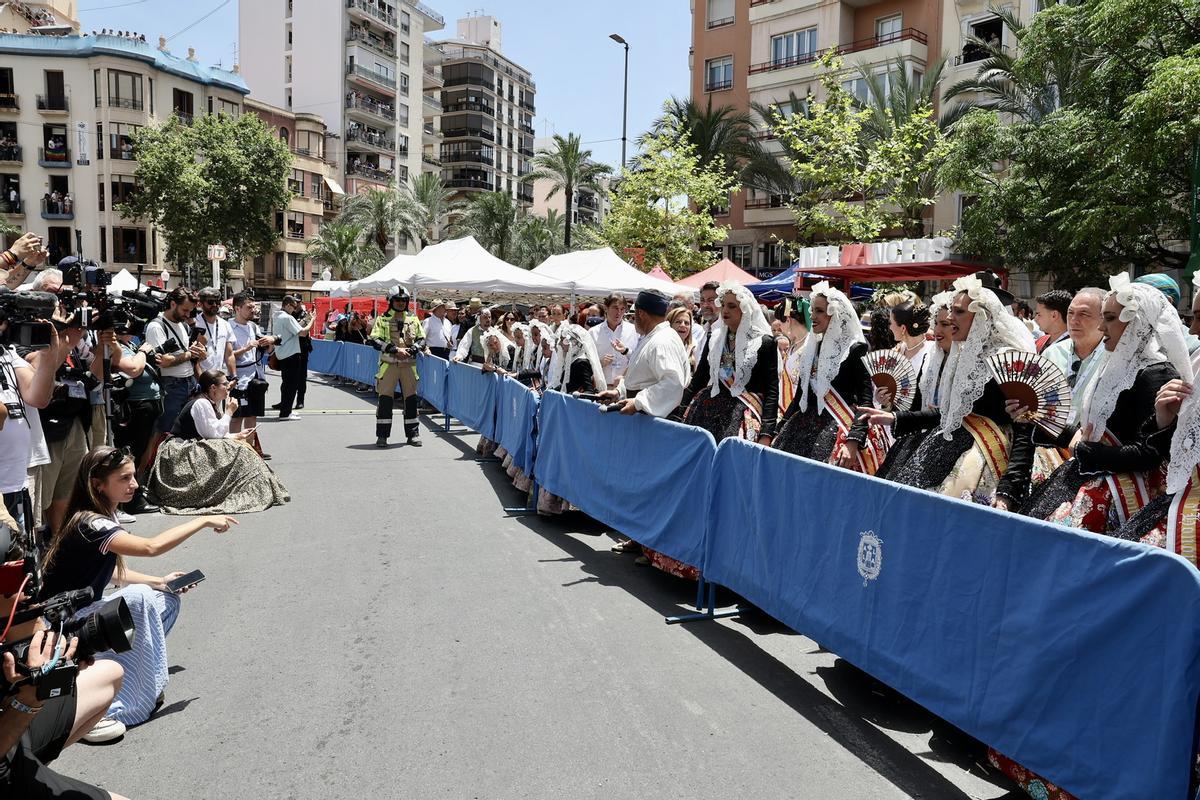 Tercera mascletà de Hogueras con Alicante, València y Castelló