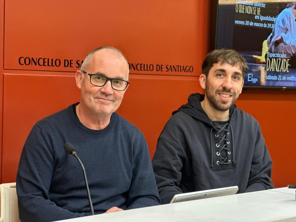 O edil Xan Duro e o director de ‘Danzade’, Gustavo Couto
