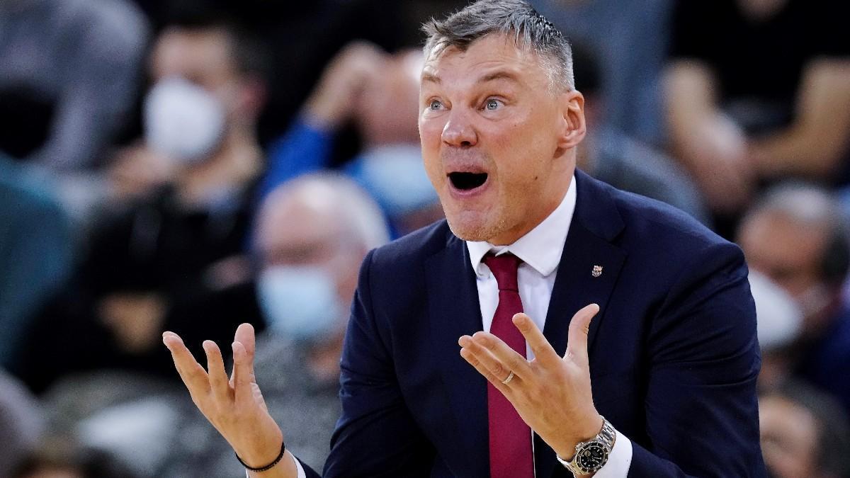 Saras Jasikevicius, durante el partido