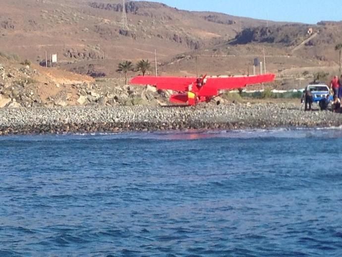 Cae una avioneta cerca de la Playa de Tarajalillo