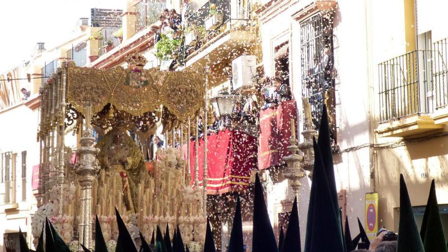 Procesión de la Macarena en Sevilla.