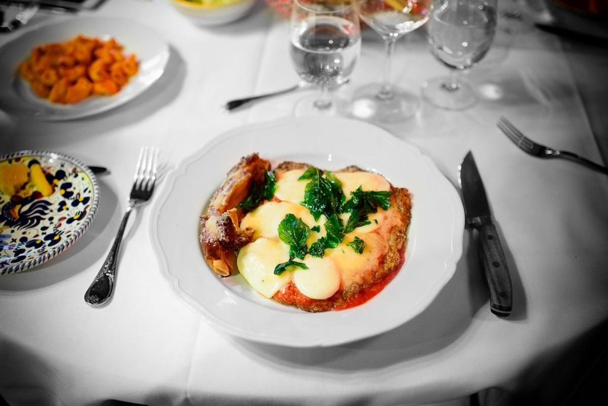 Ternera al parmesano del restaurante Carbone