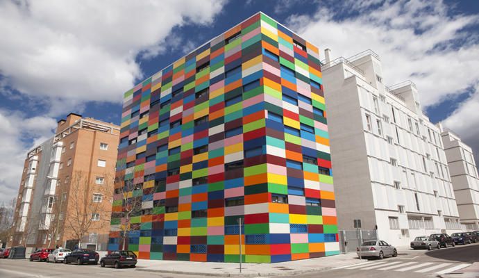 El edificio pixelado (Madrid)