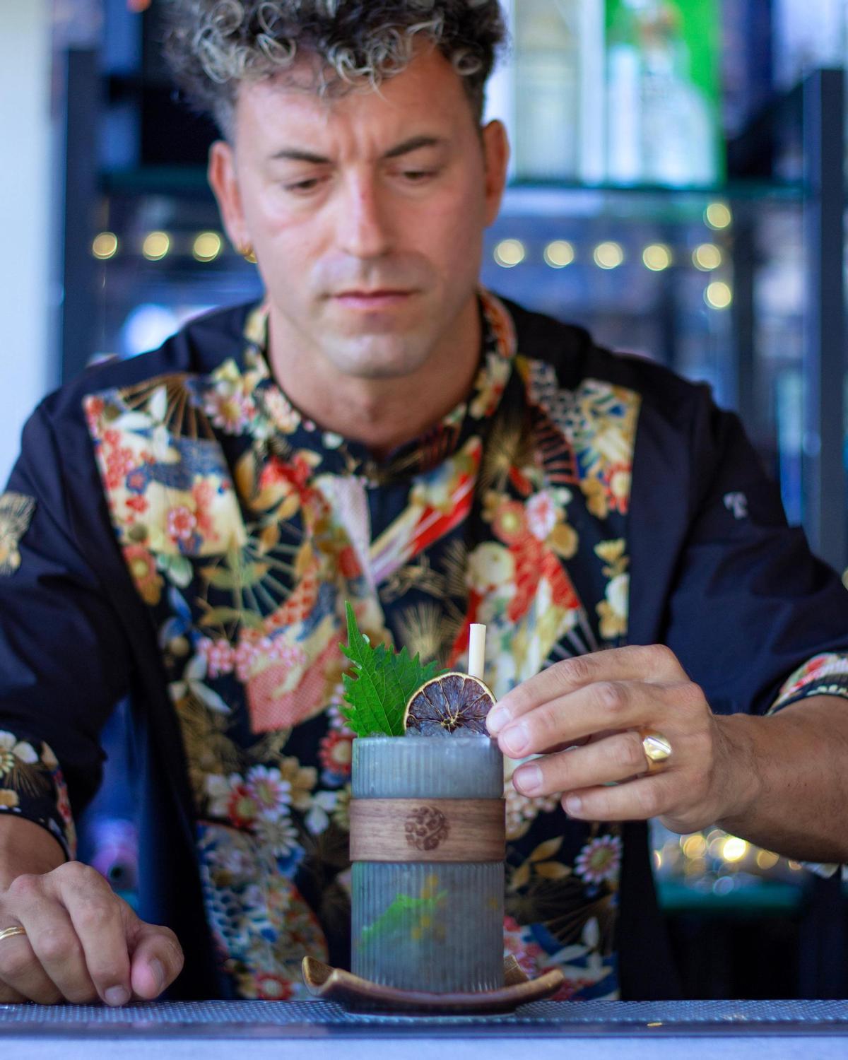 Lucio Silvi, bartender del restaurante Kabuki Meloneras.