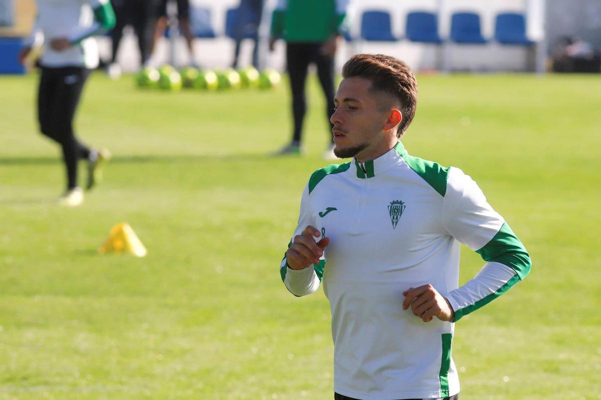 Isma Ruiz, en un entrenamiento.