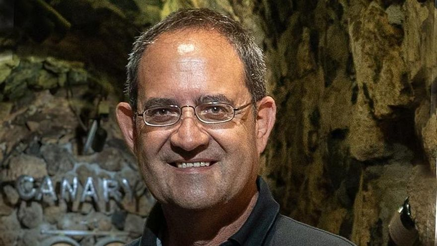 Juan Jesús Méndez, presidente del DOP en un bodega.